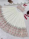 Nsr 818 White Faux Georgette Designer Lehenga Choli Wholesale Shop In Surat